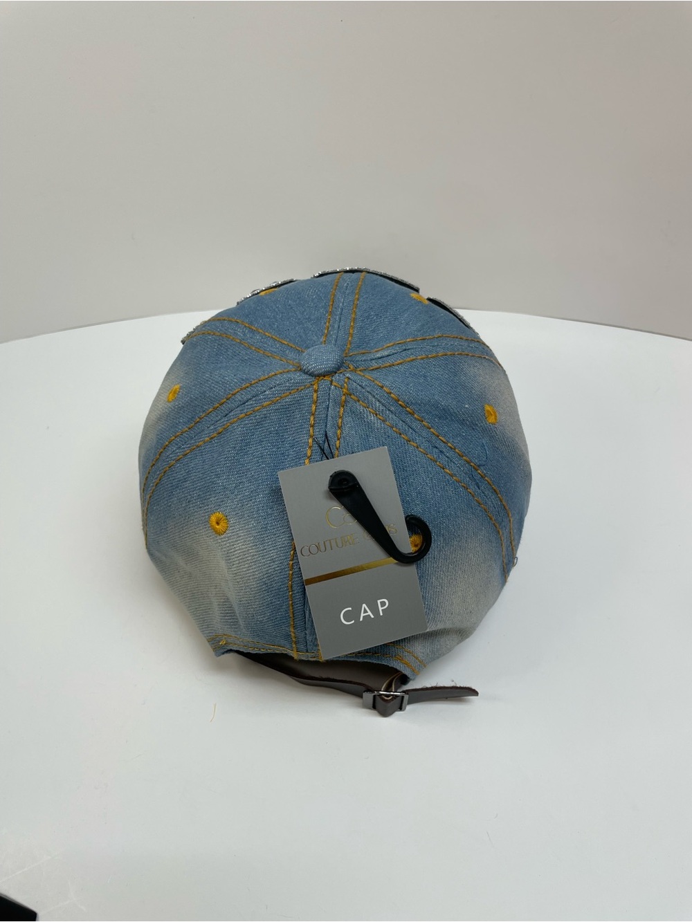 Denim Cap with Bling - Picture 4 of 5